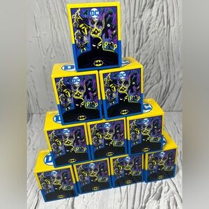 Lot Of 10x Wendy's Kid’s Meal DC Mini Figures & Cards Mystery Blind Box 2024 NEW